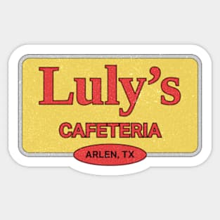 Luly's Cafeteria Sticker